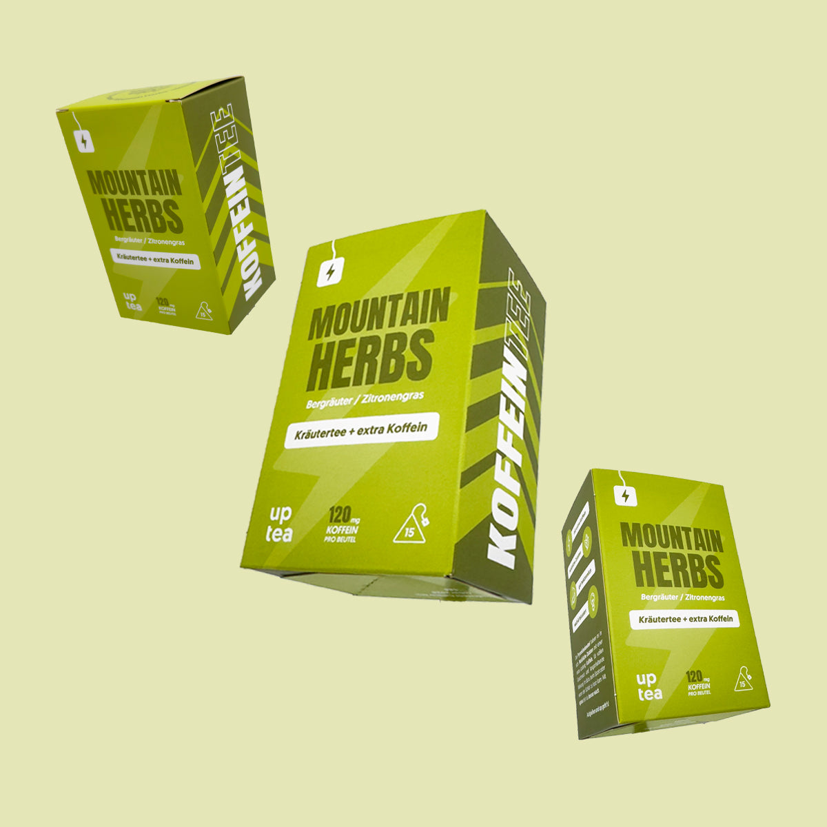 Koffeintee Mountain Herbs - Bergkräuter, Zitronengras