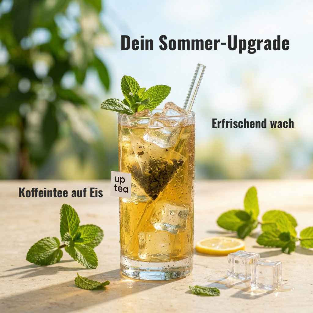 Koffeintee Double Mint - Krauseminze, Pfefferminze