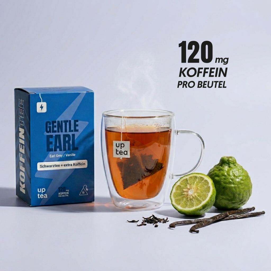 Koffeintee Gentle Earl - Schwarztee, Bergamotte, Vanille
