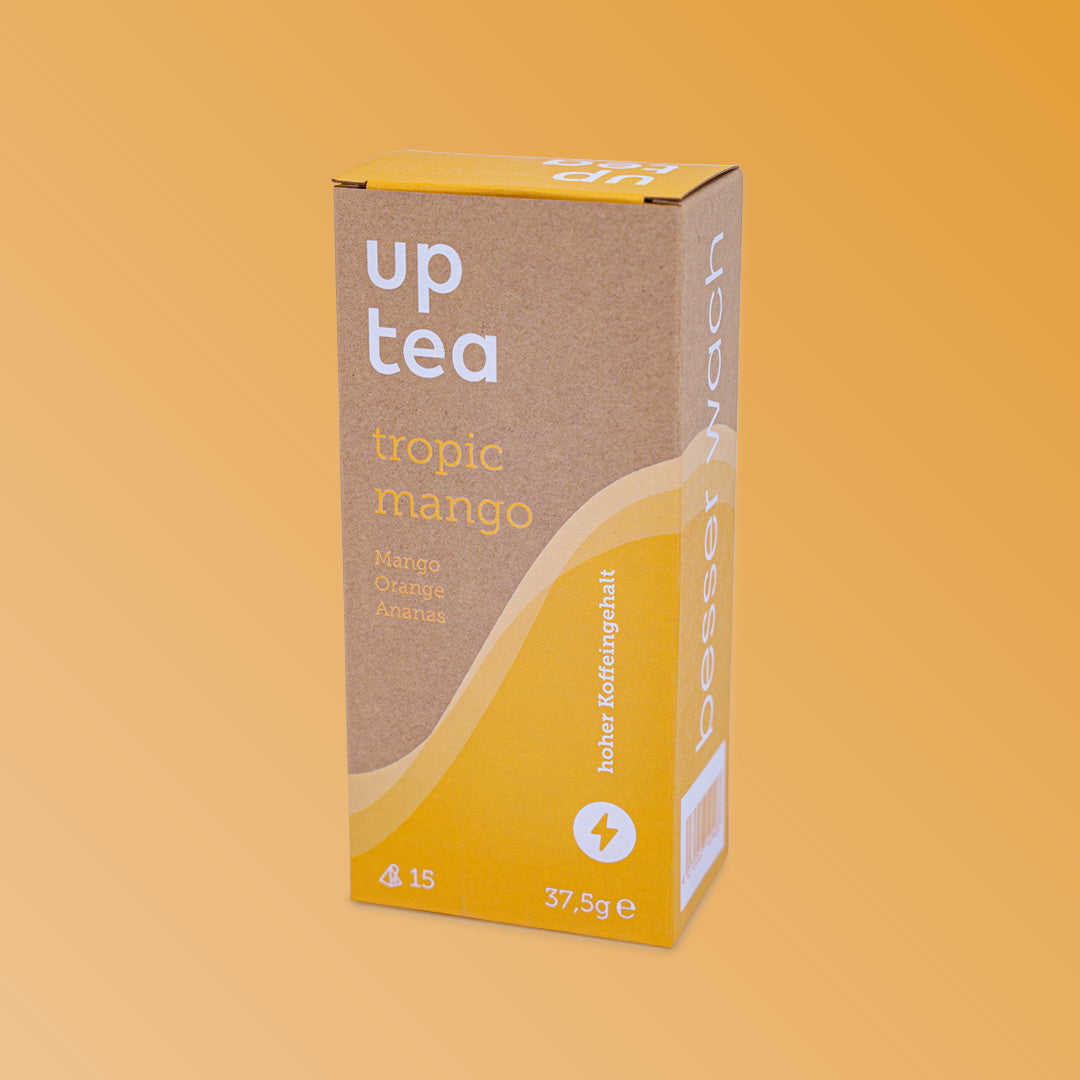 Tee mit Koffein: <br>tropic mango