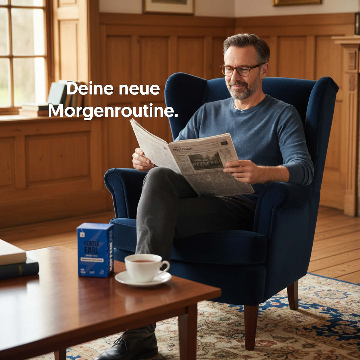 Koffeintee Gentle Earl - Schwarztee, Bergamotte, Vanille