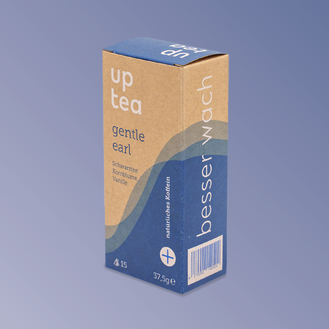 Tee mit Koffein: <br>gentle earl