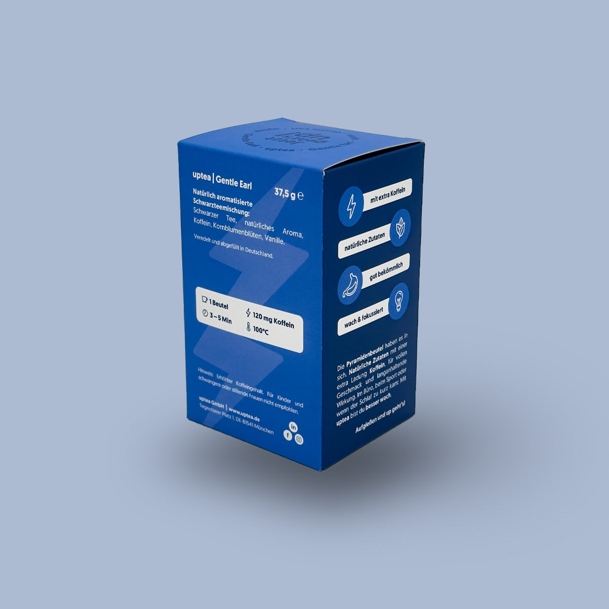 Koffeintee Gentle Earl - Schwarztee, Bergamotte, Vanille