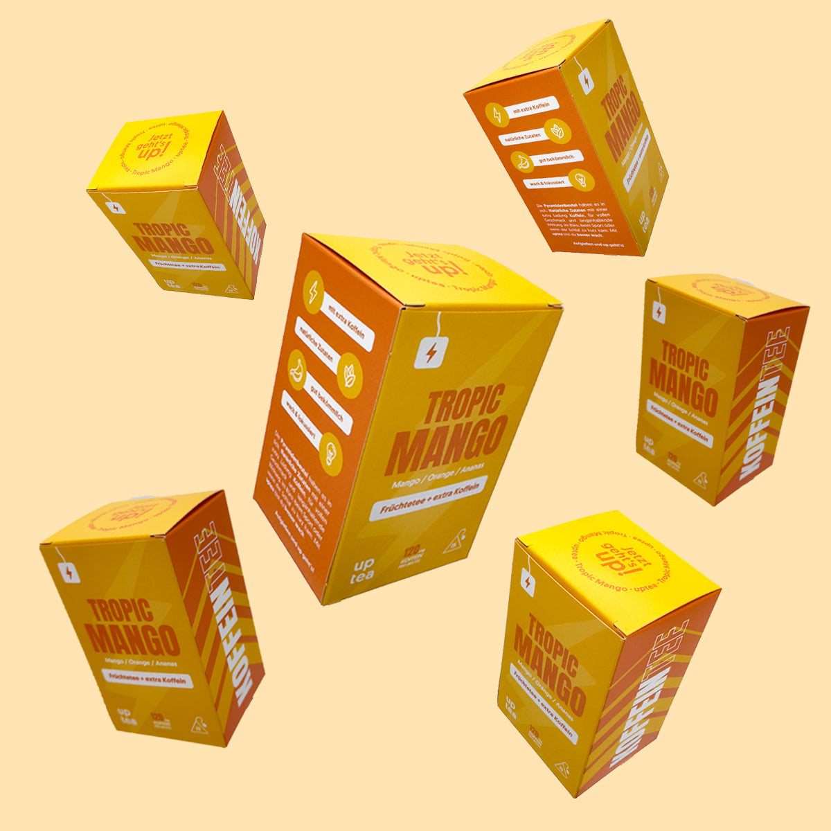 Koffeintee Tropic Mango - Mango, Orange, Ananas