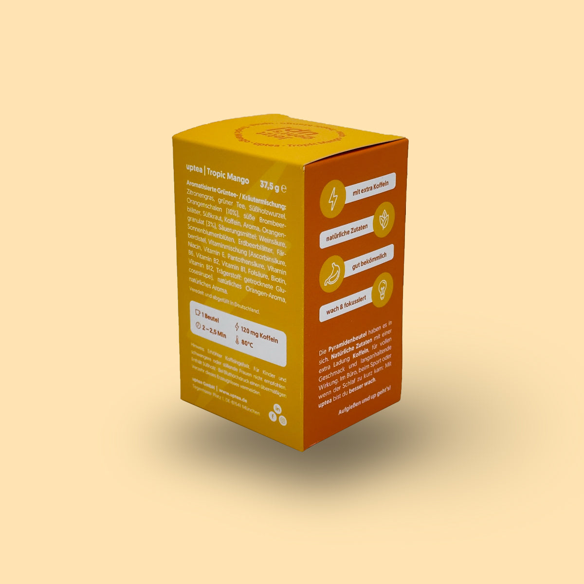 Koffeintee Tropic Mango - Mango, Orange, Ananas