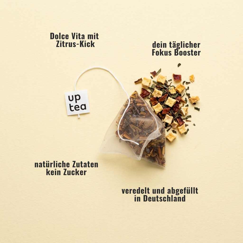 Koffeintee Italian Lemon - süße Zitrone, Limette