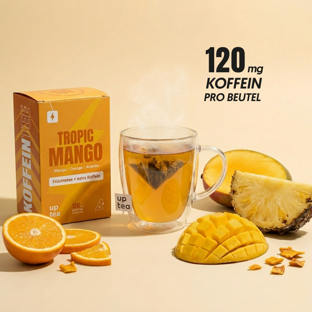 Koffeintee Tropic Mango - Mango, Orange, Ananas