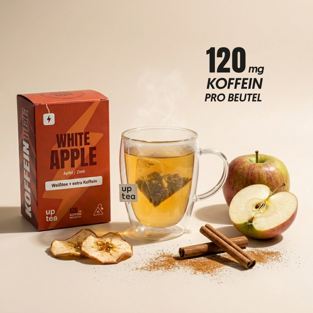 Koffeintee White Apple - Weißtee, Apfel, Zimt
